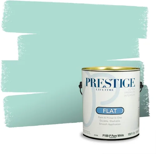 Miniatura 1482 de Pintura Exterior + imprimación PRESTIGE, todo-en-uno, 1 galón, acabado mate, color comparable al Valspar* Royal Gray* VS151-Gris real