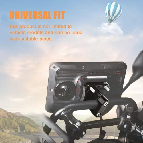 Miniatura 5 de xitomer Soporte GPS para Africa Twin CRF1000L 2016-2019/R1200 GS/GSA 2014-2018 / Tenere 700 2020-2024 / Super Tenere XTZ1200 / Tuareg 660 / V Storm