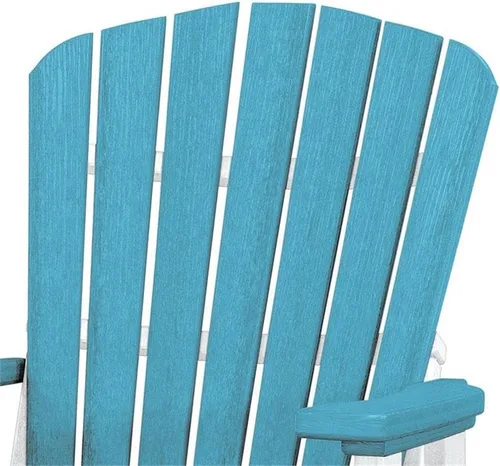 Miniatura 4 de American Furniture Classics Planeador giratorio 510ARW, azul y blanco de Aruba