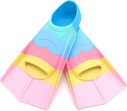 Miniatura 29 de Gugmoy Kids Swim Fins,Comfortable Silicone Flippers for Swimming and Diving,Size Suitable Beginners Kids Girls Boys Adults