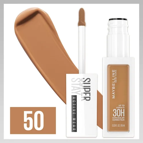 Miniatura 3 de Maybelline Super Stay - Maquillaje corrector líquido, corrector de cobertura completa, hasta 30 horas de duración, resistente a la transferencia, SS