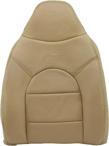 Miniatura 8 de 1999 Ford F250 F350 F450 Lariat Super Duty Funda de asiento de cuero genuino de repuesto en color marrón pradera (con asiento de bebé