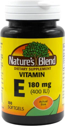 Nature's Blend Vitamina E 400Iu Cápsulas 100 Ct