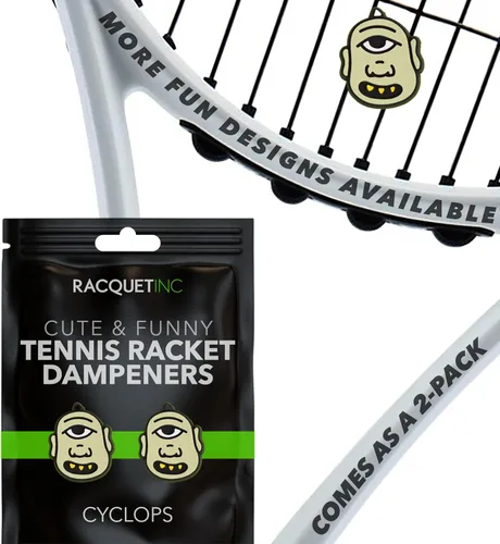 Miniatura 60 de Racquet Inc Regalos de Tenis - Amortiguadores de Vibración para Raqueta de Tenis - Absorbe Choques, Reduce la Vibración de las Cuerdas para Mejor