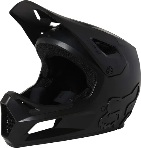 Miniatura 2 de Fox Racing Youth Rampage - Casco para bicicleta de montaña, negro/negro, talla S