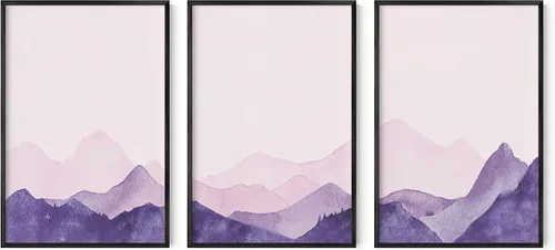 Miniatura 54 de HAUS AND HUES Arte de pared moderno de mediados de siglo, decoración bohemia para pared, juego de 3 impresiones artísticas de sol, decoración