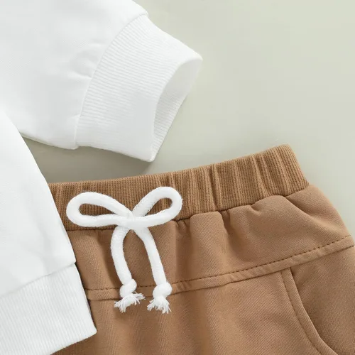 Miniatura 28 de Conjunto de camisa larga y divertida para bebé niño y niña, ropa de primera Navidad, 6, 12, 18, 24 meses, 2T