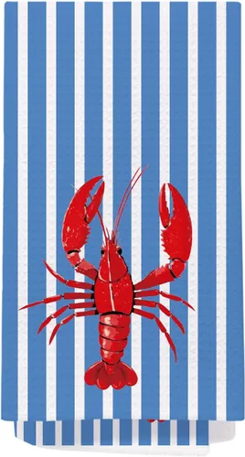Miniatura 17 de SPBL&L Toallas de Cocina de Langosta - Decoración de Langosta, Toallas de Mano Náuticas para Baño, Toallas de Platos Costeras Náuticas de Playa