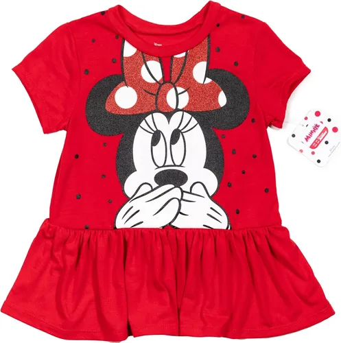 Miniatura 4 de Disney Minnie Mouse - Conjunto de camiseta y leggings para bebés y niños grandes (12 meses - 14-16)