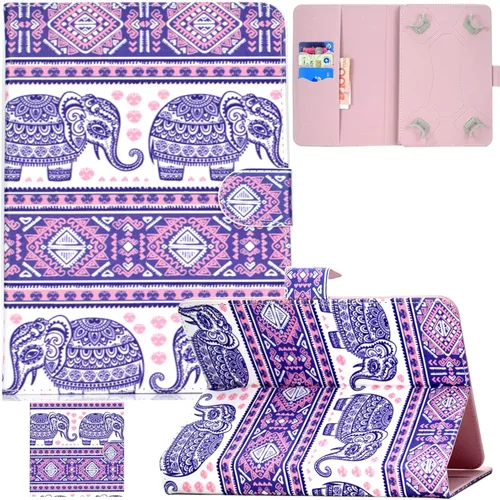 Miniatura 19 de Funda universal para tablet de 9.0 a 10.5 pulgadas, ranuras para tarjetas para iPad 9.7/iPad 10.2/iPad 10.5/Galaxy Tab 3 10.1/Tab 4 10.1/Tab S3 Oso