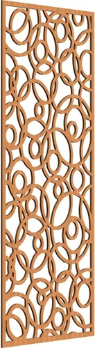Miniatura 26 de Latrobe Paneles de pared decorativos de madera con calado, 9 3/8 pulgadas de ancho x 24 3/8 pulgadas de alto x 3/8 de alto, roble rojo rojo (Red Oak)