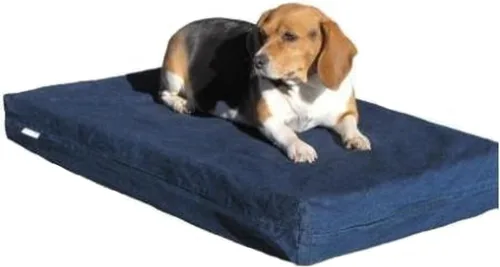 Miniatura 14 de Dogbed4less Cama ortopédica para mascotas con espuma viscoelástica para mascotas medianas y grandes, forro impermeable, funda lavable de microgamuza
