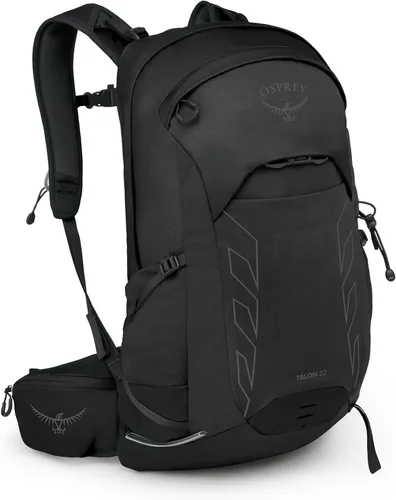 Miniatura 22 de Osprey Talon 26L Mochila de senderismo ligera para hombre - Mochila de día para viajes y campamento, negro/gris carbón
