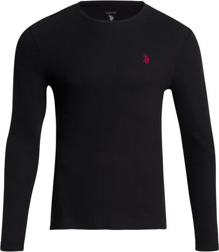 Miniatura 3 de U.S. Polo Assn. Men's Thermal Underwear Set - Base Layer Long Sleeve Waffle T-Shirt and Long John Pants
