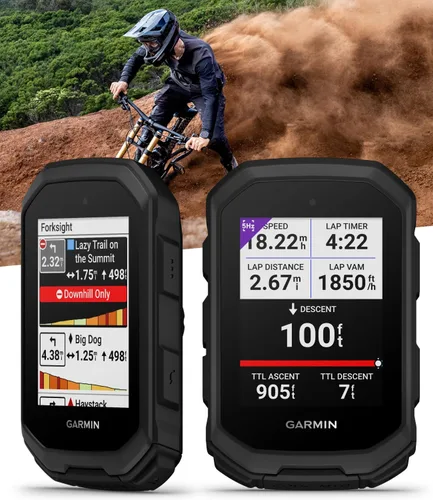 Miniatura 3 de Garmin Edge MTB - Computadora de bicicleta GPS resistente con métricas de bicicleta de montaña, mapas de sendero y topo, GPS multibanda, navegación