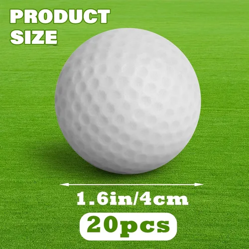 Miniatura 2 de Bolas de estrés de golf mini Hxezoc, 20 paquetes, pelotas de espuma de golf, pelotas deportivas pequeñas de apretar, ansiedad, juguete a granel