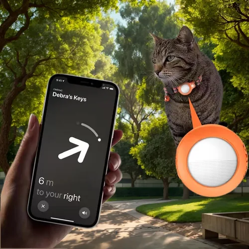 Miniatura 6 de Rastreador inteligente Rastreador de equipaje Bluetooth funciona con Apple Find My (requiere iOS), buscador de llaves y localizador de artículos