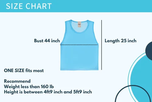 Miniatura 4 de Pinnies Scrimmage - Camiseta de práctica Penny para jóvenes, adultos, baloncesto, fútbol, voleibol 6 naranja + 6 azul