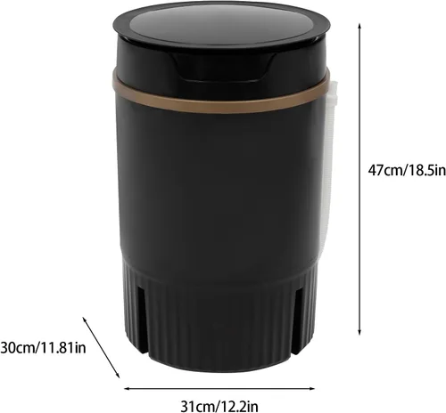 Miniatura 3 de Lavadora portátil de 4.5 L, mini lavadora semiautomática de 260 W con modo de deshidratación, lavadora de una sola tina con control de temporizador