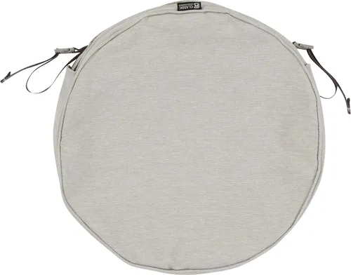 Miniatura 14 de Classic Accessories Montlake - Funda de cojín de asiento redonda resistente al agua para silla de exterior con forro deslizante, 18 x 2 pulgadas