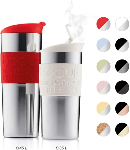 Miniatura 7 de Bodum 11068-01 - Taza de viaje al vacío, 0.35 L, tamaño pequeño, color negro, 1 unidad (paquete de 1)