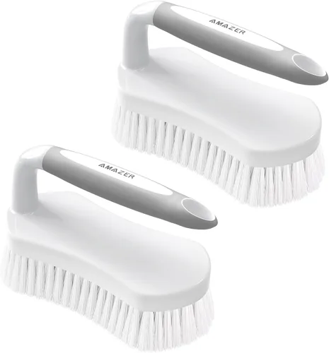 Miniatura 11 de Amazer - Cepillo de limpieza con agarre cómodo para ducha, cerdas rígidas con mango, cepillo limpiador resistente para tina, fregadero, alfombra