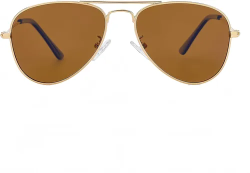 Miniatura 137 de Gleyemor Lentes de sol polarizados estilo aviador para niños y niñas, jóvenes, adolescentes, dos tamaños de 1.969 in y 2.047 in
