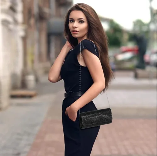 Miniatura 3 de Bolsos de noche y embragues para mujer, bolso de mano para mujer, boda, fiesta, graduación, bolso de hombro cruzado Wedding, Party, Prom, Clutch