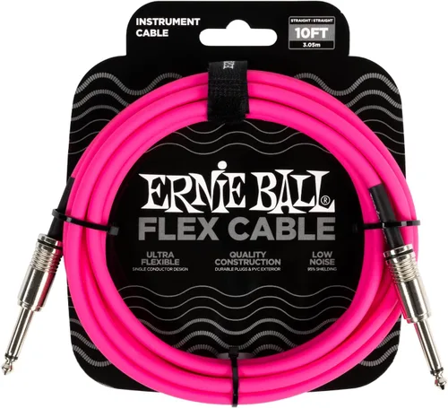 Miniatura 13 de Ernie Ball - Cable de instrumento flex recto/recto 10 pies - Negro (P06434)