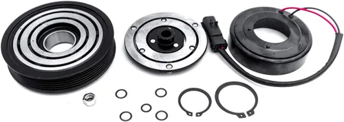 FKG Kit de reparación del conjunto del embrague del compresor de CA 55037466 para Jeep Liberty 3.7L 2002-2005, Jeep Liberty 2.4L 2002