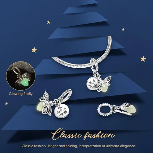Miniatura 3 de LENDPLEX 925 Sterling Silver Charms Beads Fit for Pandora Bracelets Pendants Necklace and DIY Jewelry Gifts for Women Girls.