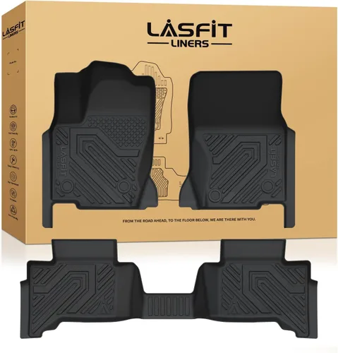 Miniatura 23 de LASFIT Alfombrillas de piso para Toyota Tacoma 2008-2011 Cabina de Acceso Transmisión Automática, Forro de Piso de Ajuste Personalizado para Todo