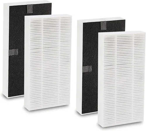 Miniatura 8 de Paquete de 2 filtros de repuesto FRF102B para purificador de aire Febreze, doble acción HEPA tipo FRF102B, modelos FHT170, FHT180, FHT190 y apto
