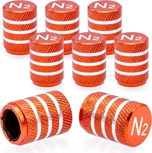 Miniatura 53 de 4 piezas de tapas de válvula de rueda con forma de punta, válvula de rueda de aleación de aluminio con punta, universal para automóviles, SUV
