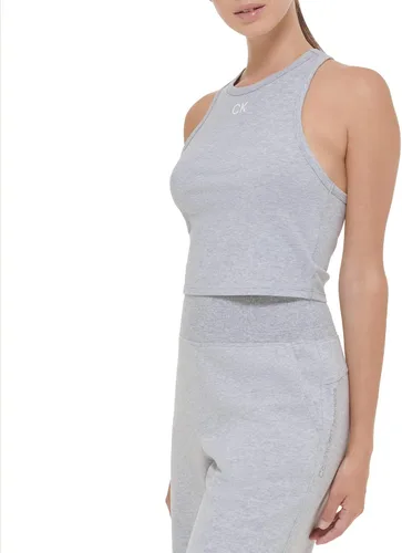Miniatura 2 de Calvin Klein Performance Women's Calvin Klein Basic Racerback Cropped Top