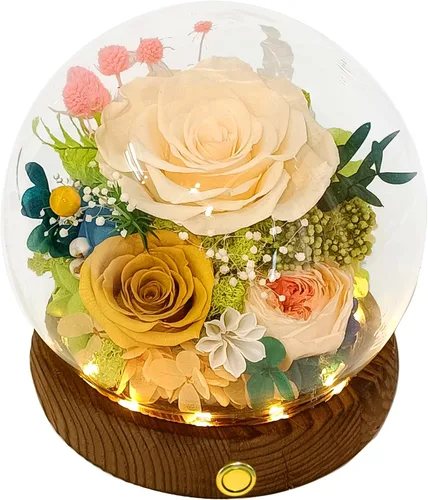 Miniatura 9 de Valley of Rain & Forest Flores reales de larga duración, regalo floral único para que envíes amor para todas las ocasiones, para decoración de Rosa