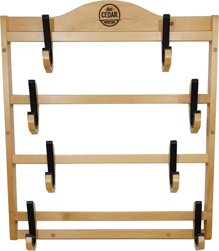 Old Cedar Outfitters Estantería de Madera Montada en la Pared para Armas; Ajustable para Armas Largas y Pistolas Largas | Ajustable, para pistolas