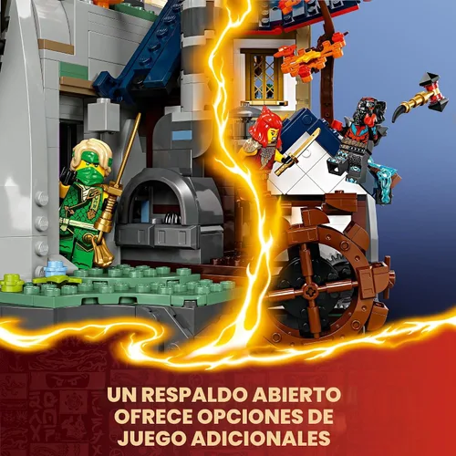 Miniatura 6 de LEGO NINJAGO Templo del Torneo de la Ciudad - Juguete de construcción para adolescentes niños y niñas, edades 14+, ideal para fanáticos de Dragons