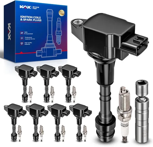 Miniatura 37 de Bobina de encendido KAX UF303 Paquete de 6 unidades Compatible con Trailblazer, Envoy XL, H3, Trailblazer EXT, Rainier, i-370, i-350, i-290, i-280