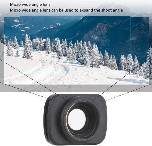 Miniatura 2 de Juego de 3 filtros para Osmo, micro gran angular/10X macro/ojo de pez Kit de filtro de lente para cámara OSMO