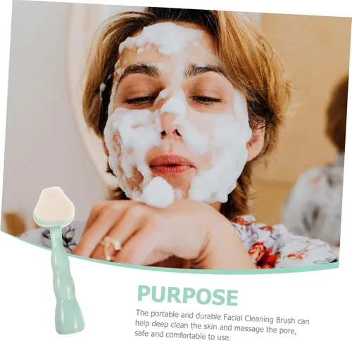 Miniatura 5 de Beavorty Cepillo de lavado facial Limpieza de aceite Eliminar piel muerta Cepillo de lavado exfoliante Cepillo facial de mano Cepillo facial
