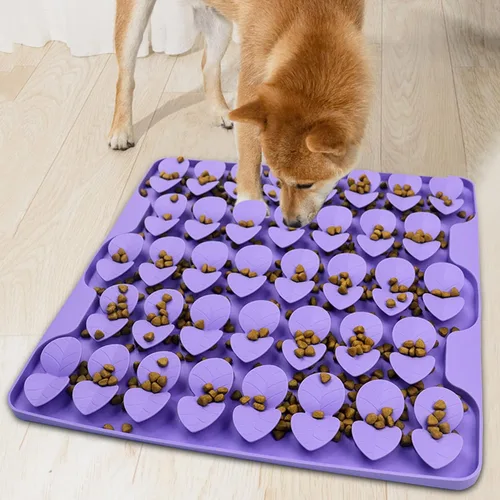 Miniatura 10 de Alfombrilla de Olfateo de Silicona Grande para Perros Pequeños, Medianos y Grandes para Comer Más Lento, Tapete Alimentador Lento para Lamer