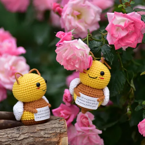 Miniatura 7 de Divertida, linda y pequeña figura de ganchillo, animales, vida positiva, patata, tomate, berenjena, cebolla, creativa, sujeta tarjeta, regalo