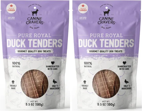 Miniatura 10 de Canine Cravers Golosinas para Perros de Un Solo Ingrediente – Filetes de Cordero Premium - Alimento para Mascotas Hipoalergénico Secado al Aire