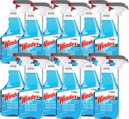 Miniatura 7 de SC Johnson Windex Windex Limpiador de vidrios, 32 onzas, azul, paquete de 1