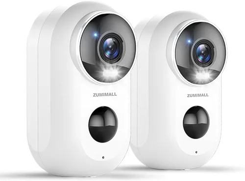 Miniatura 16 de ZUMIMALL Cámaras de seguridad solares inalámbricas para exteriores, cámara para exteriores 2K inalámbrica alimentada por energía solar, cámara
