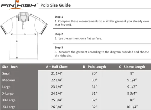 Miniatura 5 de Pin High Camisa polo de golf de rendimiento para hombre, camisa de golf de ajuste moderno, polo de manga corta de ajuste seco
