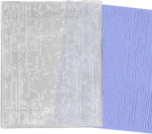 Miniatura 4 de Threetols Carpeta de relieve con impresiones texturizadas en 3D, carpeta de relieve de fondo de puntos para hacer tarjetas, marco de línea, álbum