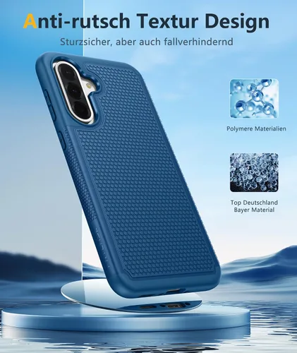 Miniatura 730 de FNTCASE Funda para iPhone 17 Pro: Fundas delgadas translúcidas de color azul claro compatibles con MagSafe, protección completa de la cámara