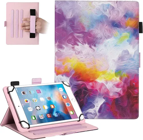 Miniatura 36 de Dteck Funda universal (9.6" a 10.5") - Funda plegable de cuero con tapa para tableta Android 10 10+ pulgadas/Samsung Galaxy Tab 9.6 9.7 10.1 10.4